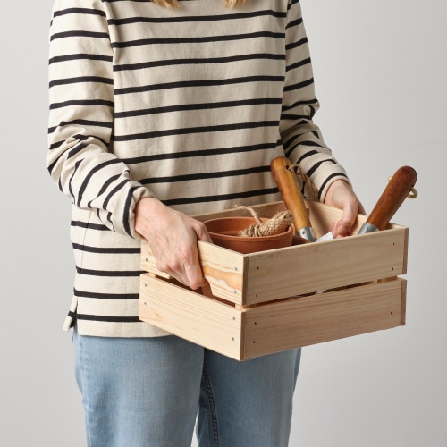 Ikea store wooden crate